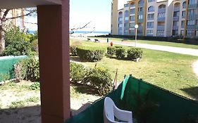 Barcarès F2 cabine, RDC, plage 50 m, 28 m2, 6 personnes